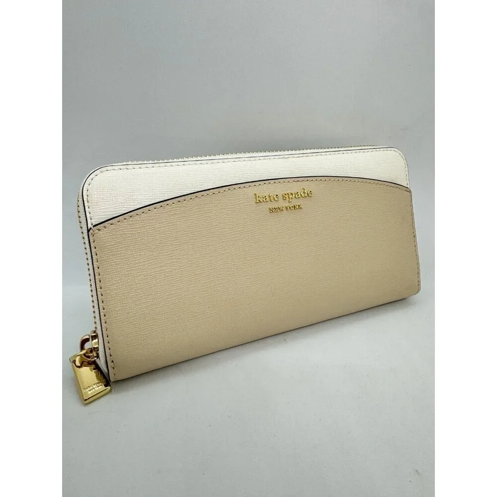 Kate Spade NY Morgan Colorblock Saffiano Leather Women’s Zip Around Wallet
